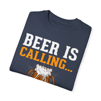 Unisex-T-Shirt aus stückgefärbtem Material