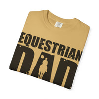 Camiseta para papá ecuestre, regalo único para el Día del Padre, regalo para amantes de los caballos, camiseta unisex informal, ropa para papá que monta a caballo