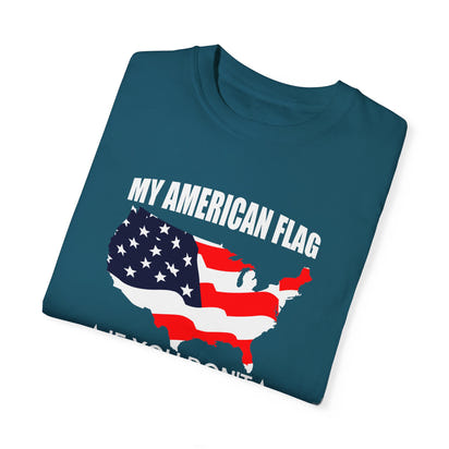 Militärisches Unisex-T-Shirt, stückgefärbt