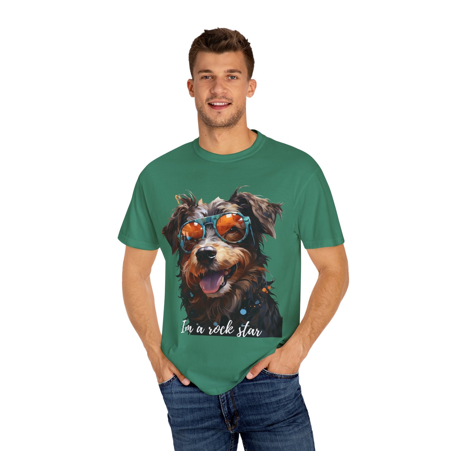 Artistic touch (Dogs) Unisex Garment-Dyed T-shirt