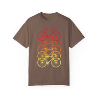 Unisex-Fahrrad-T-Shirt, stückgefärbt