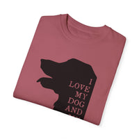 Unisex-T-Shirt aus stückgefärbtem Material