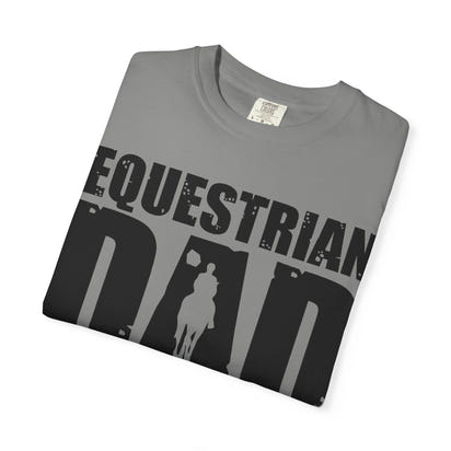 Camiseta para papá ecuestre, regalo único para el Día del Padre, regalo para amantes de los caballos, camiseta unisex informal, ropa para papá que monta a caballo