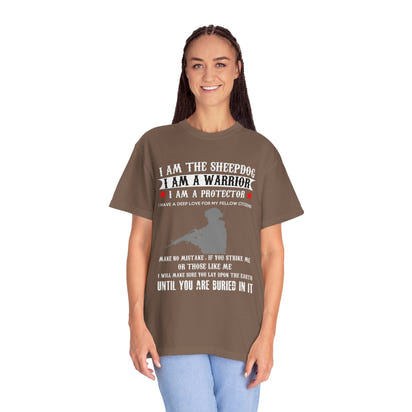 Militärisches Unisex-T-Shirt, stückgefärbt