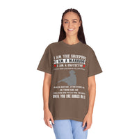 Militärisches Unisex-T-Shirt, stückgefärbt