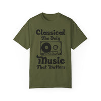 (Música)Camiseta unisex teñida en prenda