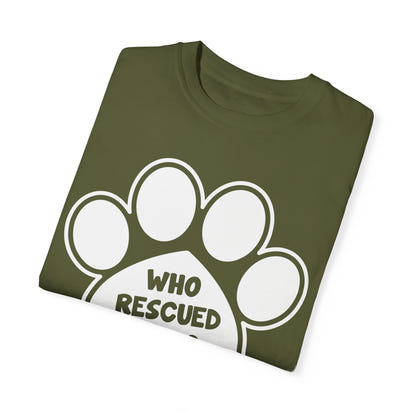 Unisex-T-Shirt aus stückgefärbtem Material