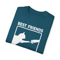 Unisex-T-Shirt aus stückgefärbtem Material