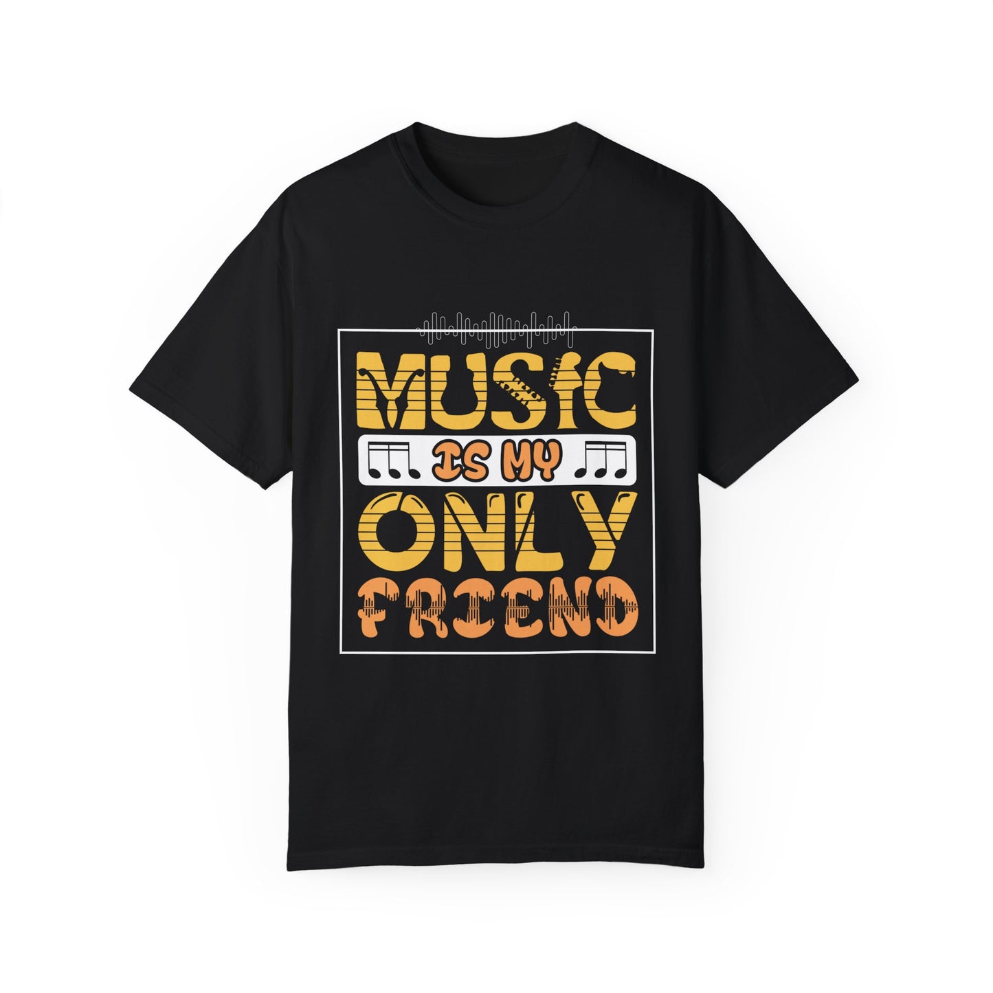 (Music)Unisex Garment-Dyed T-shirt