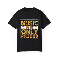 (Música)Camiseta unisex teñida en prenda