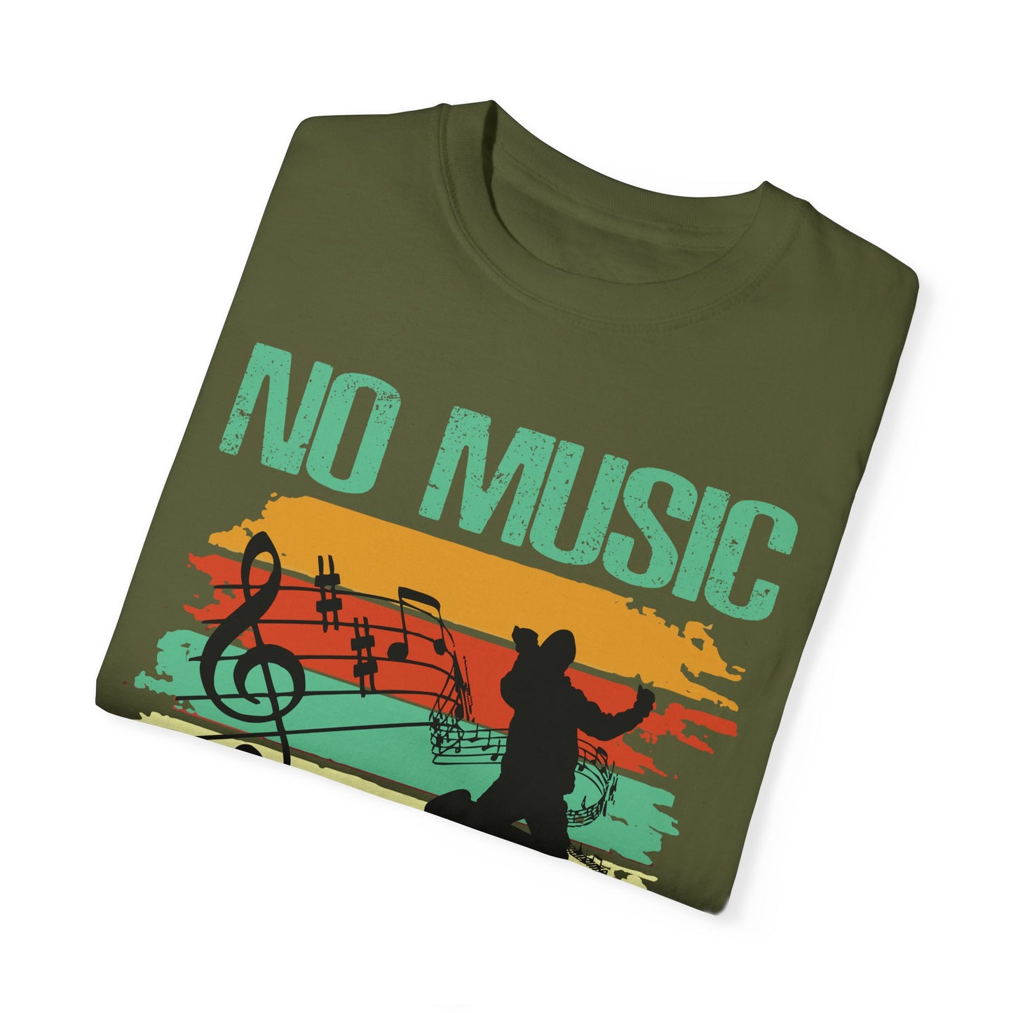 (Music)Unisex Garment-Dyed T-shirt