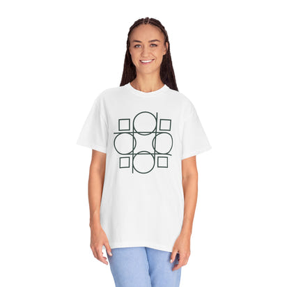 Geometry Unisex Garment-Dyed T-shirt