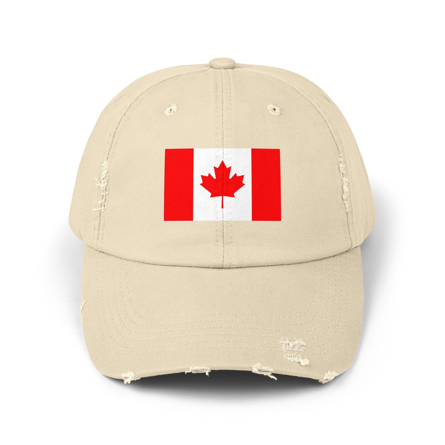 Unisex-Kappe mit abgenutztem Kanada-Flaggenmuster, lässige Mütze für Outdoor-Abenteuer, Fanartikel zum kanadischen Nationalstolz, Geschenkidee zum Canada Day, stylisches Sommeraccessoire
