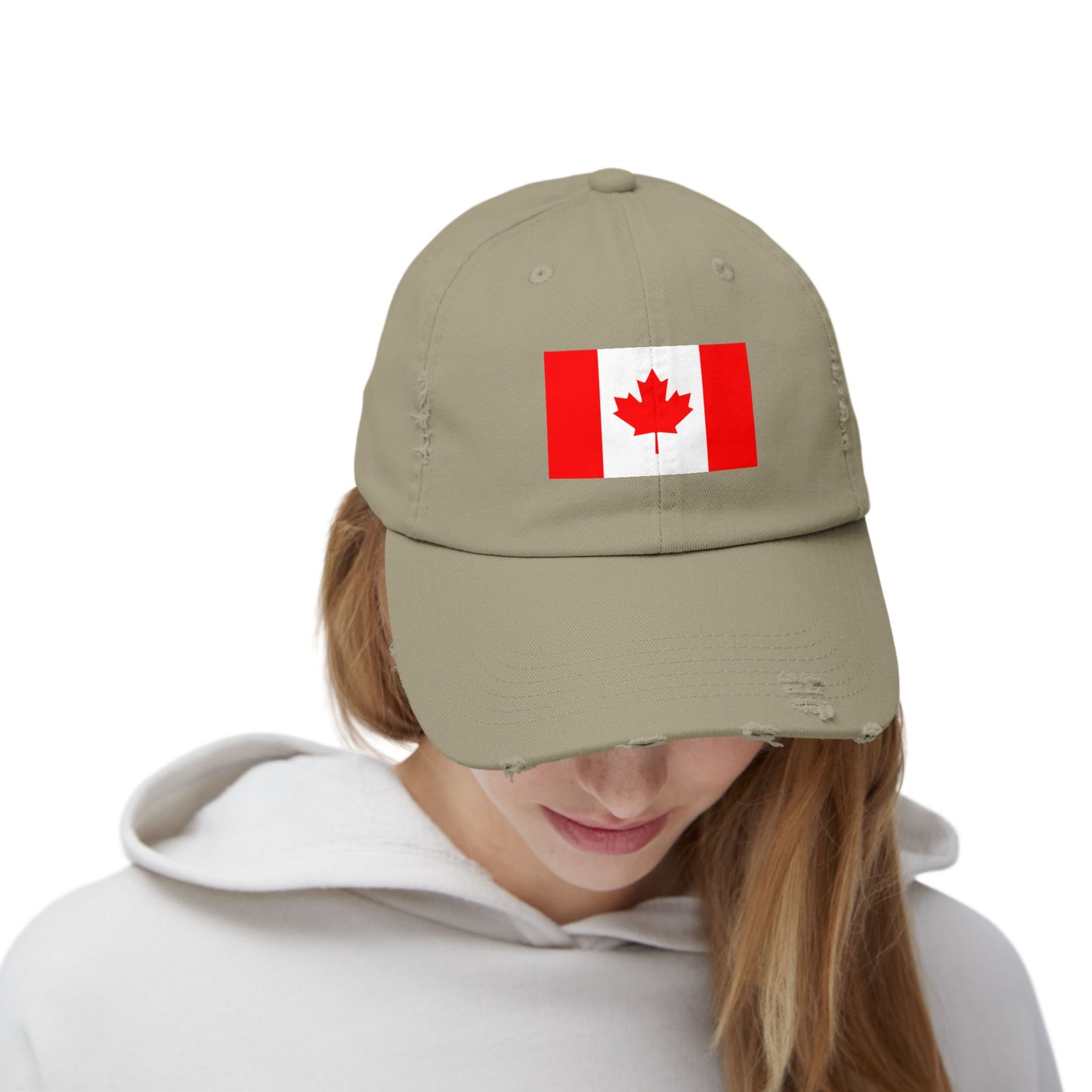 Unisex-Kappe mit abgenutztem Kanada-Flaggenmuster, lässige Mütze für Outdoor-Abenteuer, Fanartikel zum kanadischen Nationalstolz, Geschenkidee zum Canada Day, stylisches Sommeraccessoire
