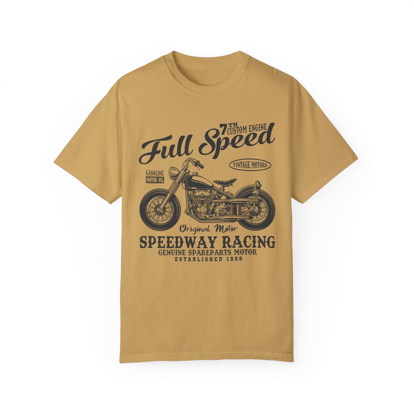 (Motorbike) Unisex Garment-Dyed T-shirt