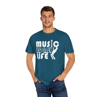 (Música)Camiseta unisex teñida en prenda