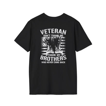 Unisex-T-Shirt im Militärstil