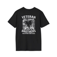 Unisex-T-Shirt im Militärstil