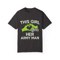 Militärisches Unisex-T-Shirt, stückgefärbt
