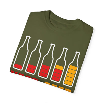 Unisex-T-Shirt aus stückgefärbtem Material