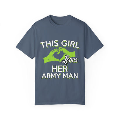 Militärisches Unisex-T-Shirt, stückgefärbt