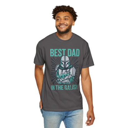 Galaktischer Papa T-Shirt | Bester Papa der Galaxis | Star Wars T-Shirt, Geschenk für Väter, Unisex-Shirt, Vatertags-Kleidung