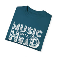 (Música)Camiseta unisex teñida en prenda
