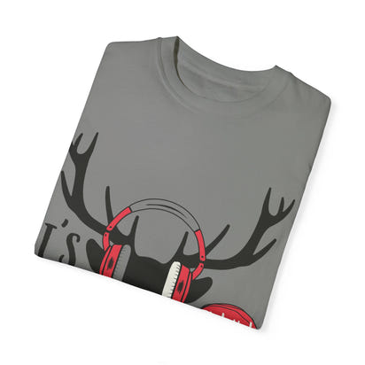 Weihnachtliches Unisex-T-Shirt, stückgefärbt 1