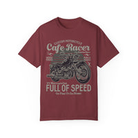 (Motorrad) Unisex-T-Shirt, stückgefärbt