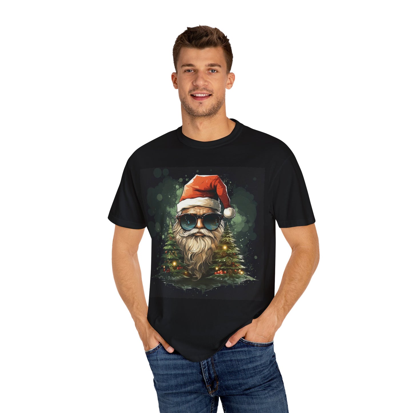 Christmas Unisex Garment-Dyed T-shirt