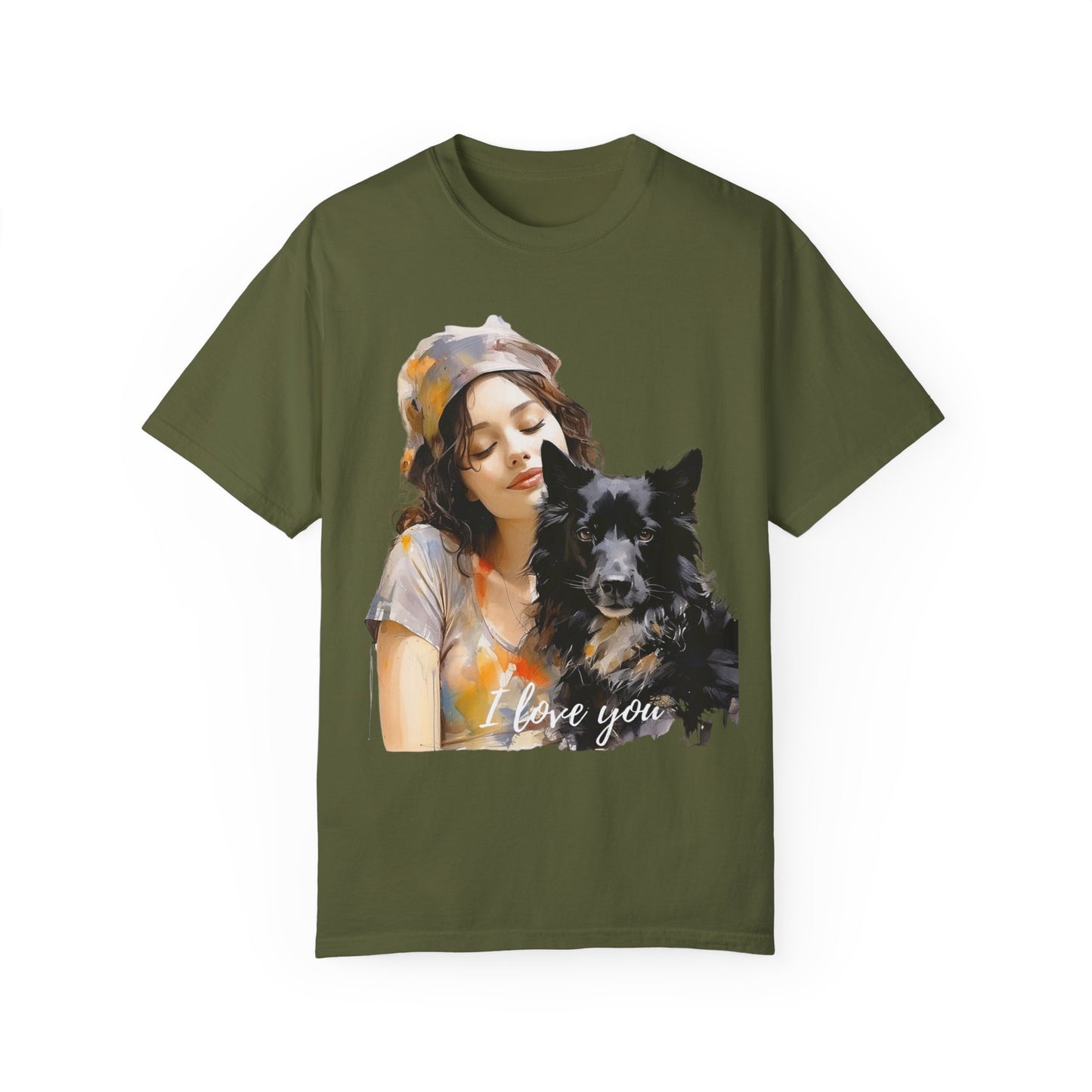 Artistic touch (Dogs) Unisex Garment-Dyed T-shirt