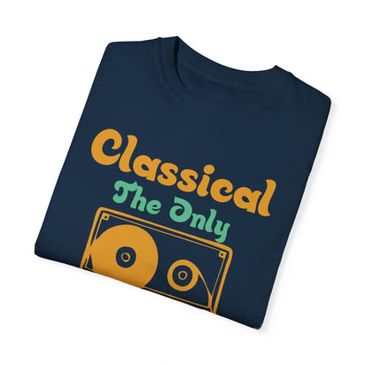 (Música)Camiseta unisex teñida en prenda