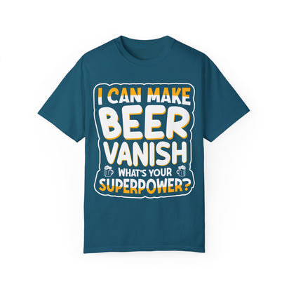 Unisex-T-Shirt aus stückgefärbtem Material