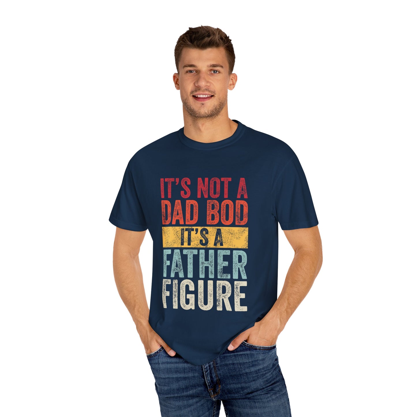 Lustiges Vatertags-T-Shirt – Humorvoller Spruch über den „Dad Bod“, Unisex-Geschenk für Väter, lässiges Herren-T-Shirt, Geburtstagsgeschenk, bequemes Alltags-Shirt
