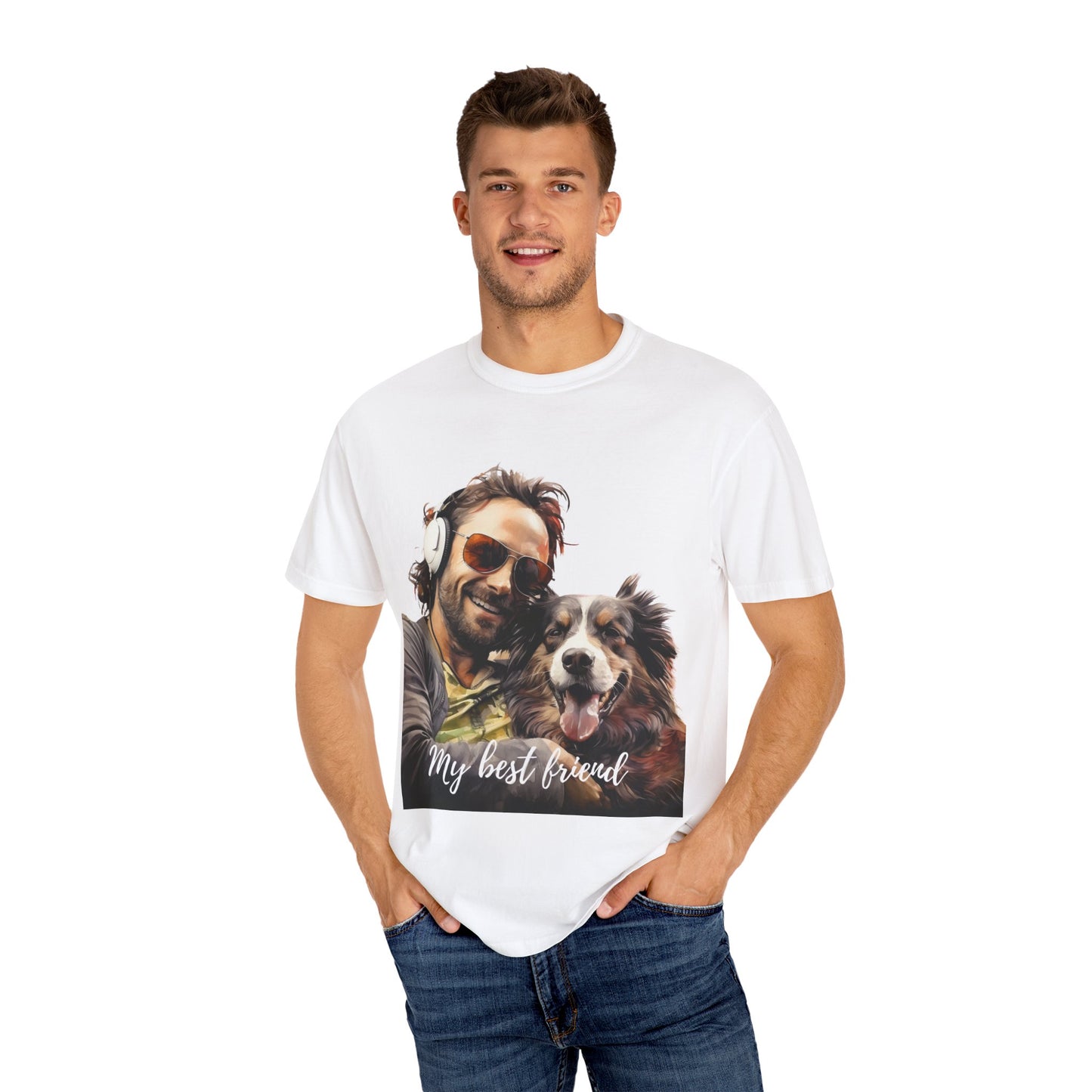 Artistic touch (Dogs) Unisex Garment-Dyed T-shirt