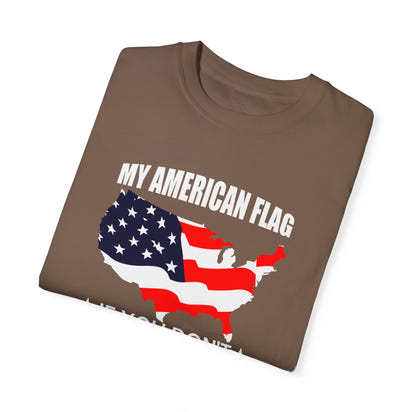 Militärisches Unisex-T-Shirt, stückgefärbt