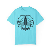 Unisex-T-Shirt aus stückgefärbtem Material