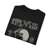 (Motorrad) Unisex-T-Shirt, stückgefärbt