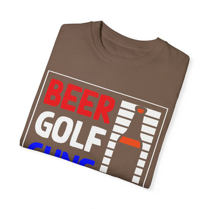 Unisex-T-Shirt aus stückgefärbtem Material