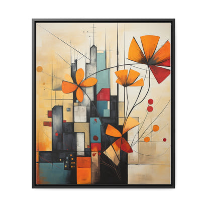 Galerie-Leinwandbilder, Vertikalrahmen