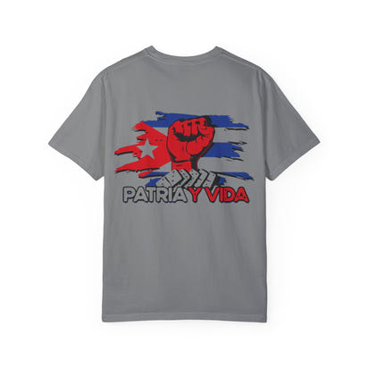 Patria y Vida Unisex Garment-Dyed T-shirt