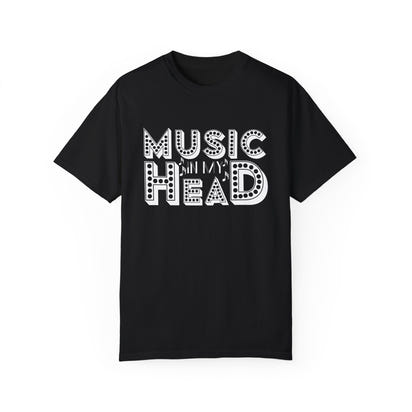 (Música)Camiseta unisex teñida en prenda