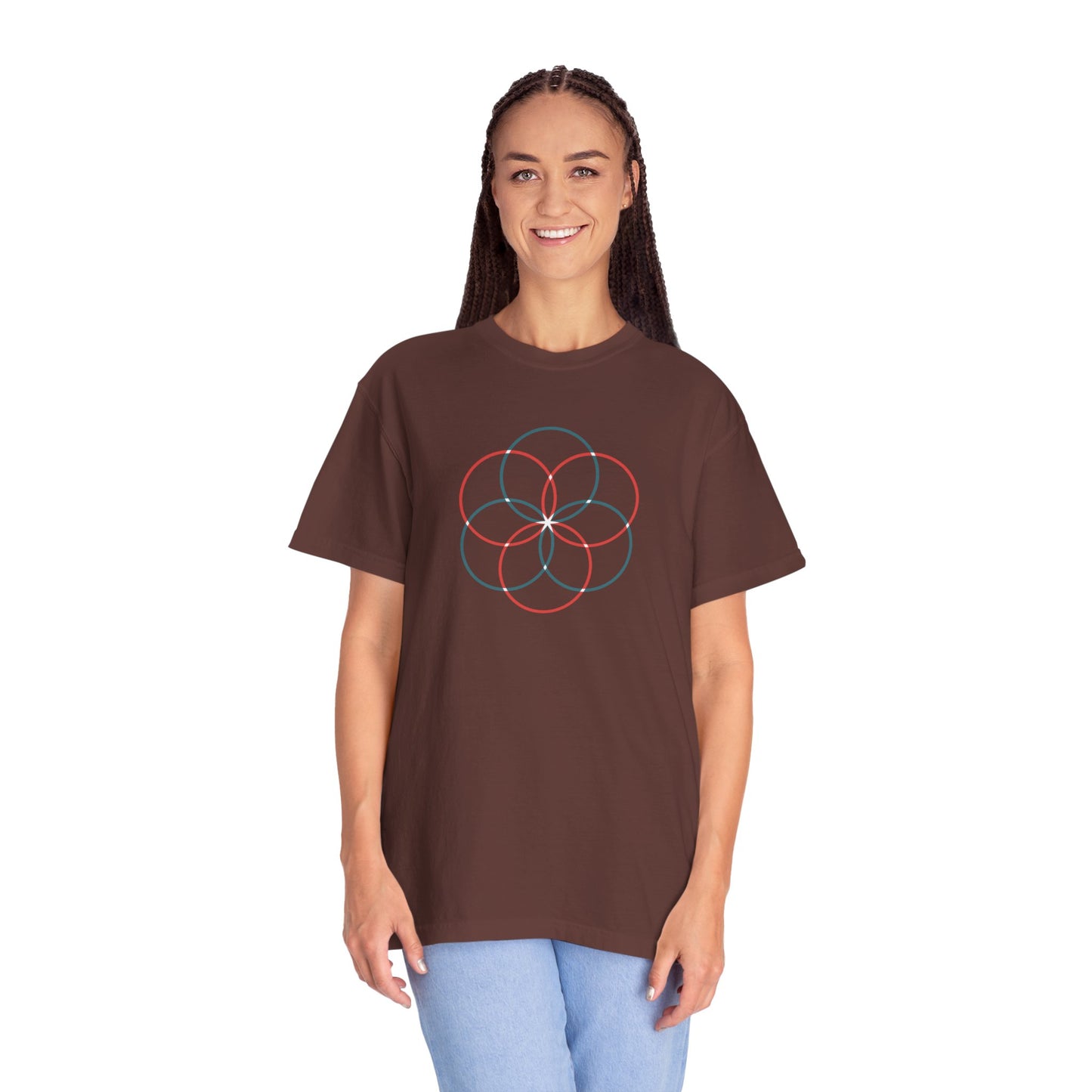 Geometry Unisex Garment-Dyed T-shirt