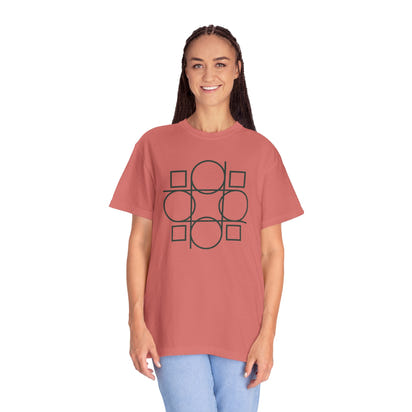 Geometry Unisex Garment-Dyed T-shirt