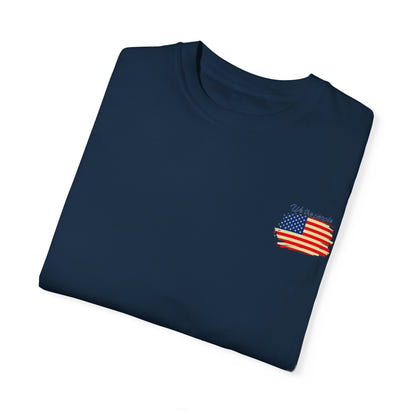 American Patriot Unisex Garment-Dyed T-shirt 7