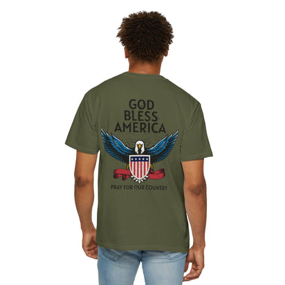 American Patriot Unisex Garment-Dyed T-shirt 8