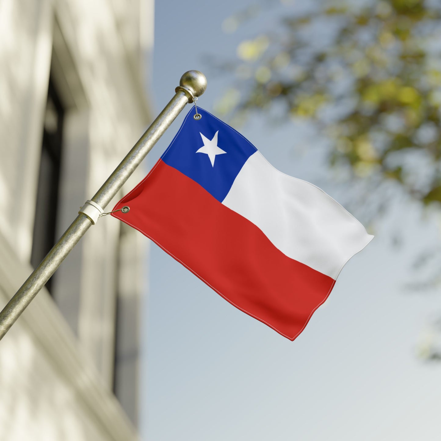 Bandera vibrante de doble cara para decoración del hogar y el jardín, bandera para exteriores, bandera de Chile, pancarta decorativa, decoración de patio, orgullo nacional