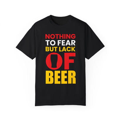 Unisex-T-Shirt aus stückgefärbtem Material