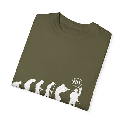 Militärisches Unisex-T-Shirt, stückgefärbt