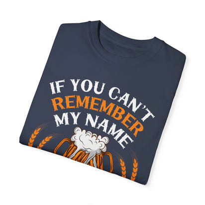 Unisex-T-Shirt aus stückgefärbtem Material